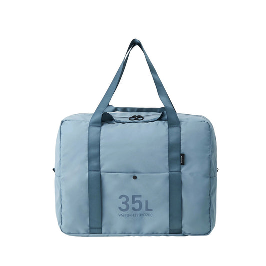 MILESTO 折疊式旅行袋 35L - 灰藍色