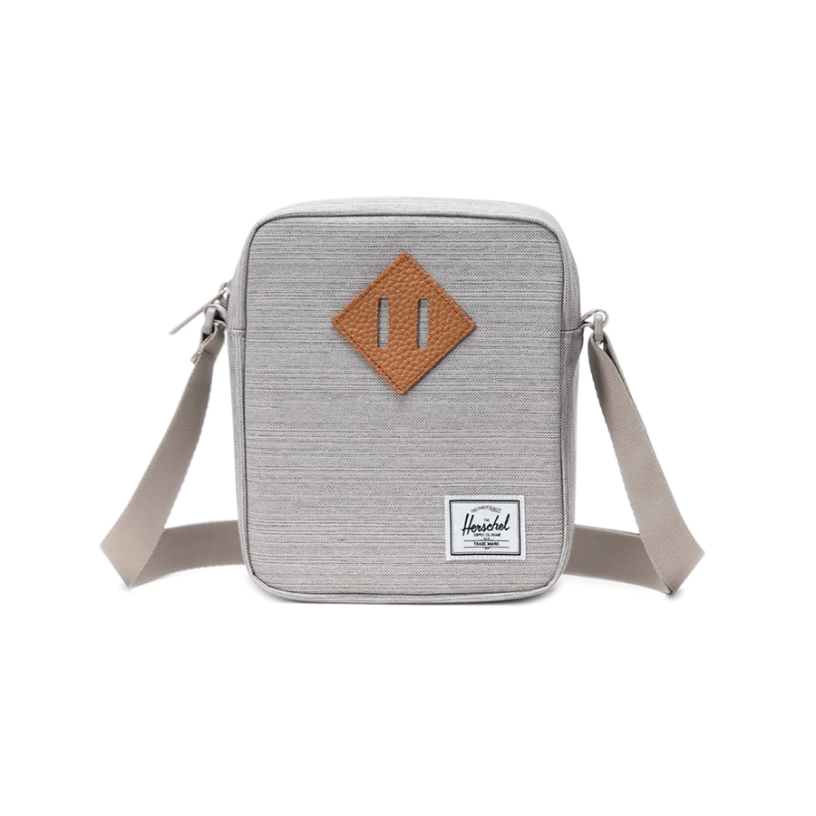 HERSCHEL HSC S124 Heritage Crossbody-Light Grey Crosshatch - LOG-ON