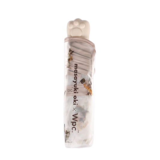 W.P.C. Masayuki Oki Cat Mini Umbrella Beige (230g)
