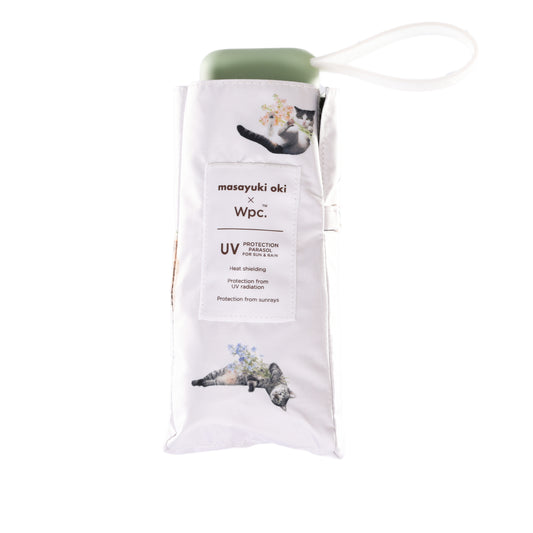 W.P.C. Masayuki Oki Cat Blackout Mini Umbrella Off White (220g)