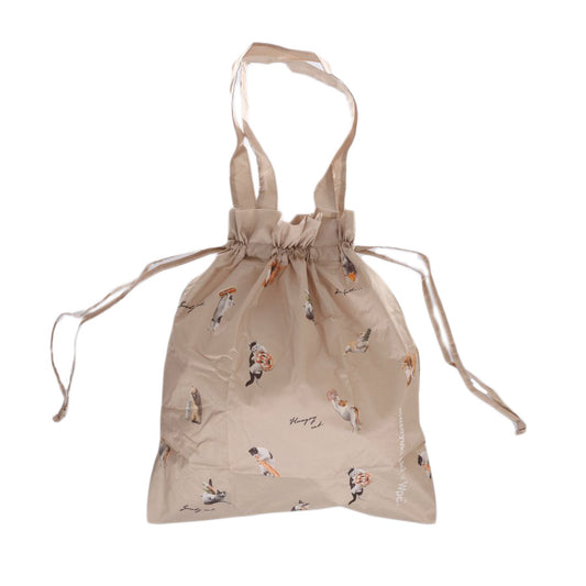 W.P.C. Masayuki Oki Cat Tote Bag Beige  (70g)