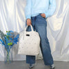 TRYSIL A4 Tote Studded -02 Ivory  (400g)