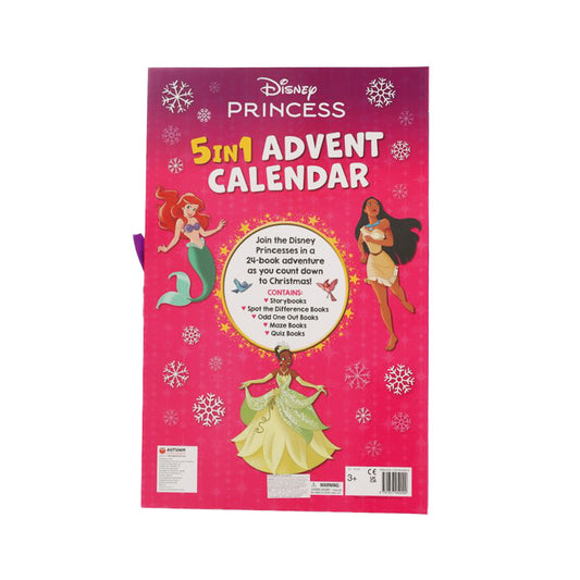 迪士尼 Disney Princess: 5-in-1 Advent Calendar