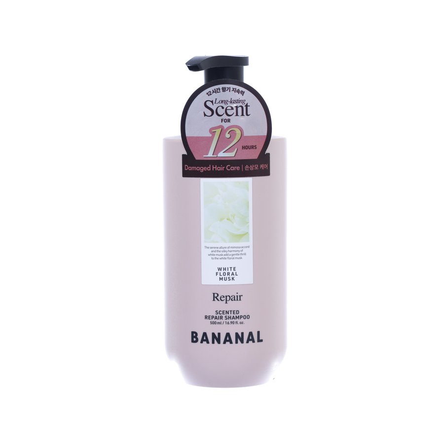 BANANAL Scented Repair Shampoo White Floral Musk (500mL) – LOG-ON