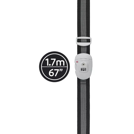 GO TRAVEL Combi Luggage Strap TSA (Black)
