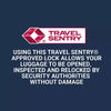 GO TRAVEL GOTRAVEL 行李帶連TSA鎖 - 黑色