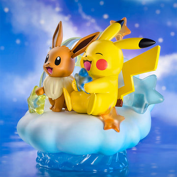 POKEMON Prime Figure - Eevee and Pikachu Nebula