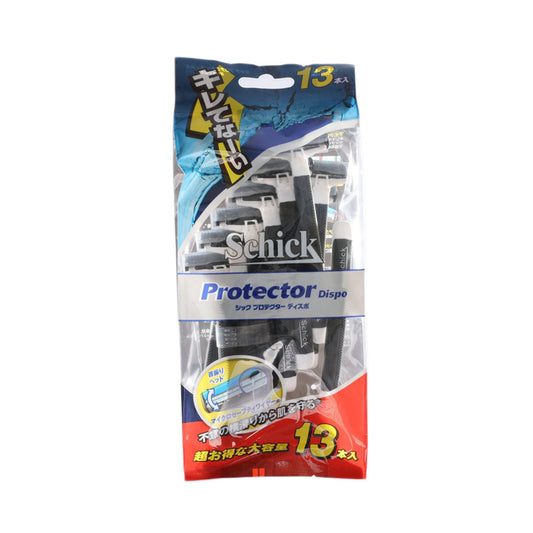 SCHICK CF Protector Disposable 10+3's- Black (JPN PK)