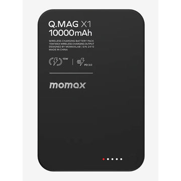 MOMAX Q.Mag X10000mAh Wireless Powerbank Black