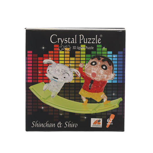 3D CRYSTAL PUZZLE 3D Crystal Puzzle Shinchan & Shiro