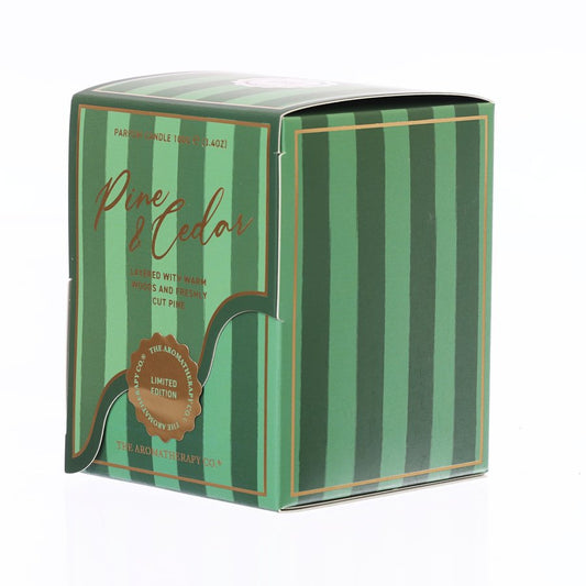 THE AROMATHERAPY COMPANY Pine & Cedar Festive Votive Candle 100g