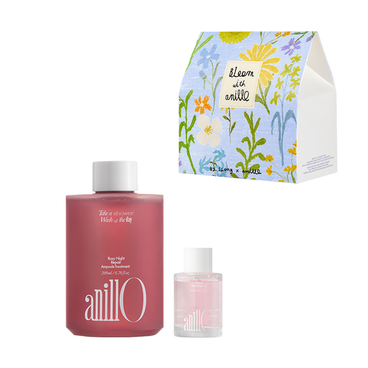 ANILLO Rosy Night Repair Treatment Ampoule Anniversary Exclusive Set (Log-On 25Th Anniversary)