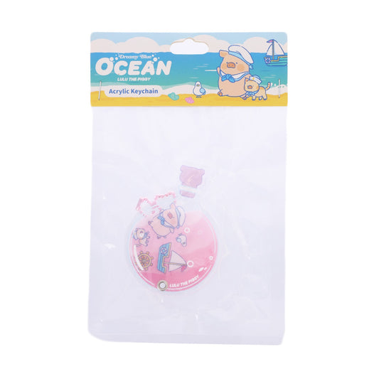 TOYZEROPLUS LuLu the Piggy Ocean  - Acrylic Keychain (Navigating Ver.)