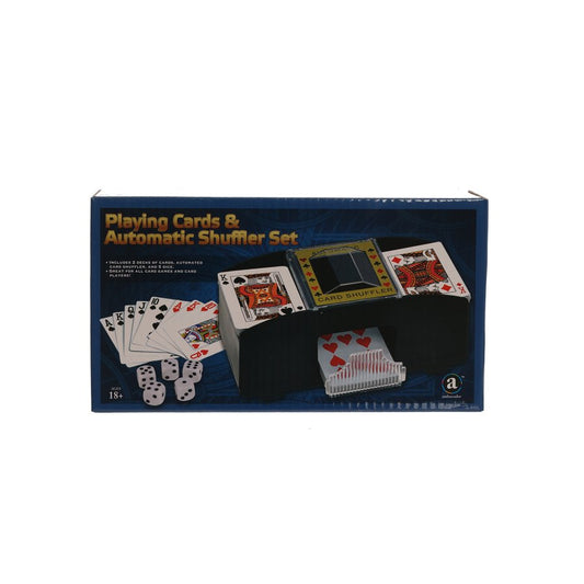 AMBASSADOR ProPoker Card Shuffler&Classic Games Set