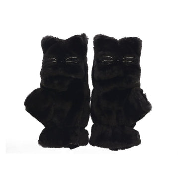 SENBADO Mitten Fur Glove 450-2851 Black  (130g)
