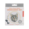 KIKKERLAND Mini Crossstitch Embroidery Kit- Cat