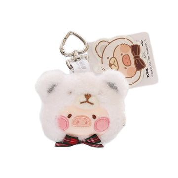 TOYZEROPLUS LuLu the Piggy - Teddy LuLu Multi-usage Keychain (White)