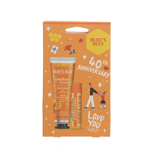 BURTS BEES Burt’s Bees 修護套裝 (香桃潤唇膏 + 橙花開心果潤手霜)