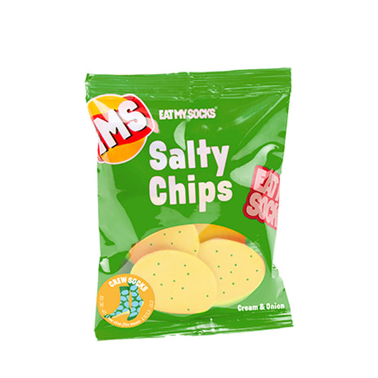 EATMYSOCKS F24 EMS, Socks, Salty Chips, Green