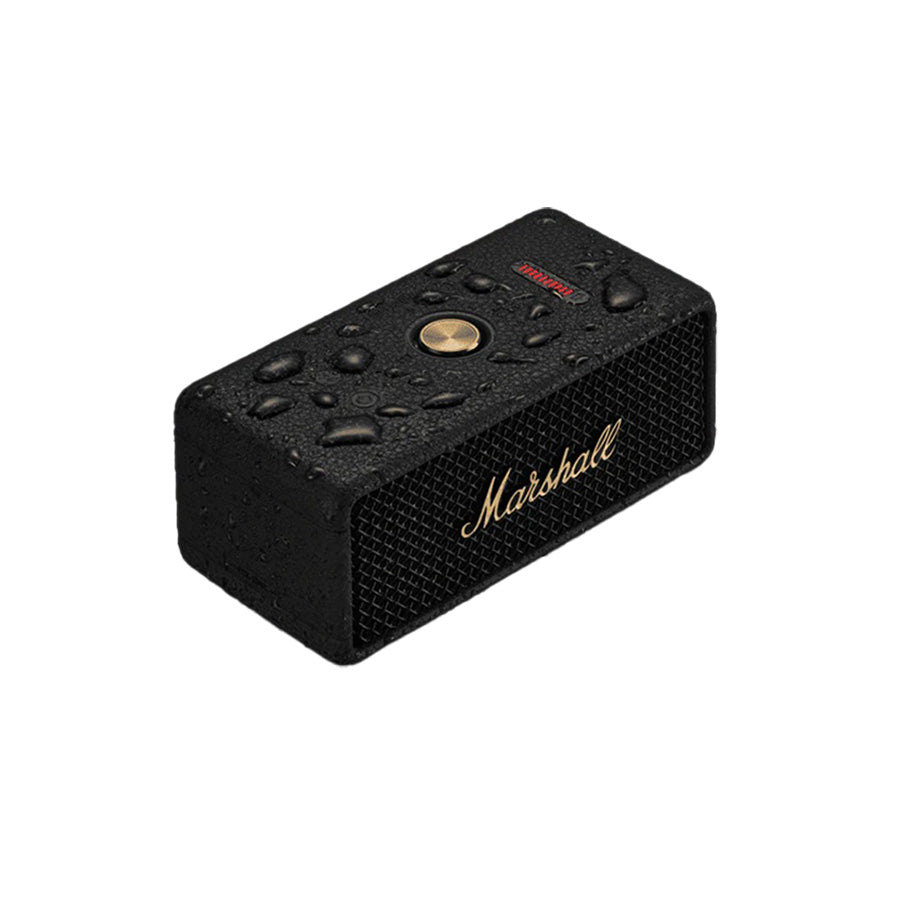 MARSHALL EMBERTON III Portable Speaker Black&Brass – LOG-ON