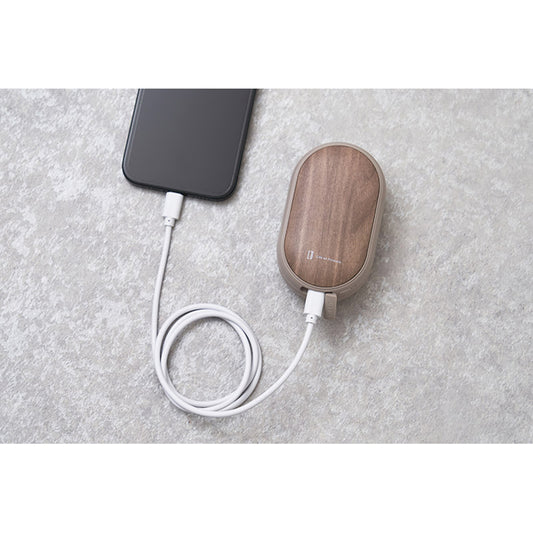 LIFEON Share USB Warmer - Greige Wood  (152g)