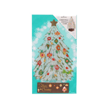 HALLMARK Xmas Card Pop Up - White Xmas Tree  (20g)