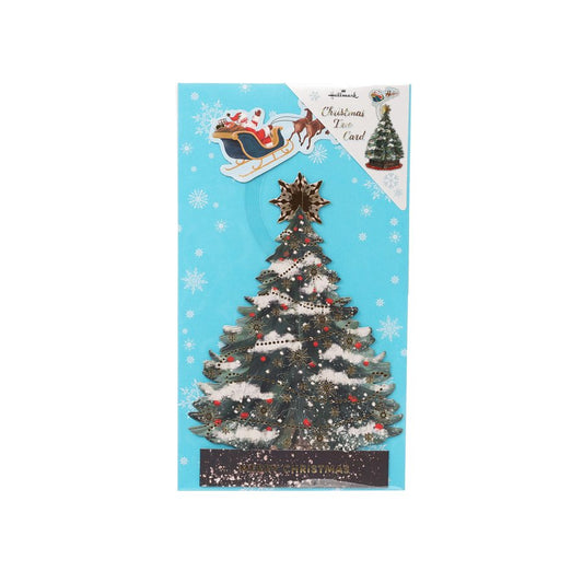 HALLMARK Xmas Card Pop Up - Xmas Tree & Santa  (20g)