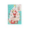 HALLMARK Xmas Card Pop Up - White Xmas Tree & Santa  (20g)