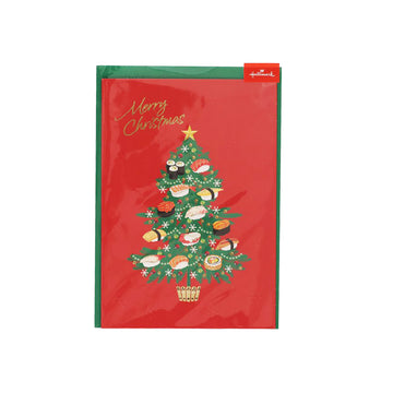 HALLMARK Xmas Card - Sushi Xmas Tree  (20g)