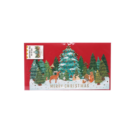 GREETING LIFE Xmas Card Pop Up - Xmas Tree Forest  (20g)