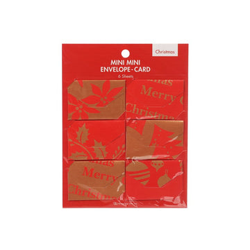 GREETING LIFE Xmas Mini Envelope Card  (20g)