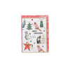 APJ Xmas Card - Xmas Tree & Cat  (19g)