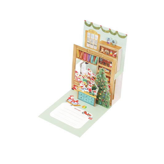 APJ Xmas Card Pop Up - Santa Home  (29g)