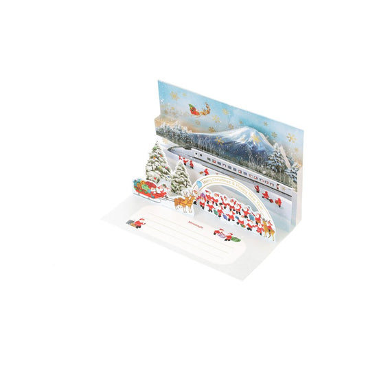 APJ Xmas Card Pop Up - Mount Fuji Santas  (29g)