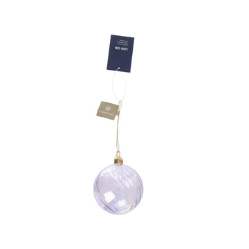 HARMONIER HAR - Tran.Glass Ornament 8cm (PP)  (40g)