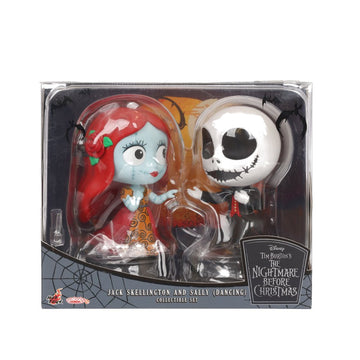 HOT TOYS Jack Skellington and Sally (Dancing) Cosbaby (S) Collectable Set