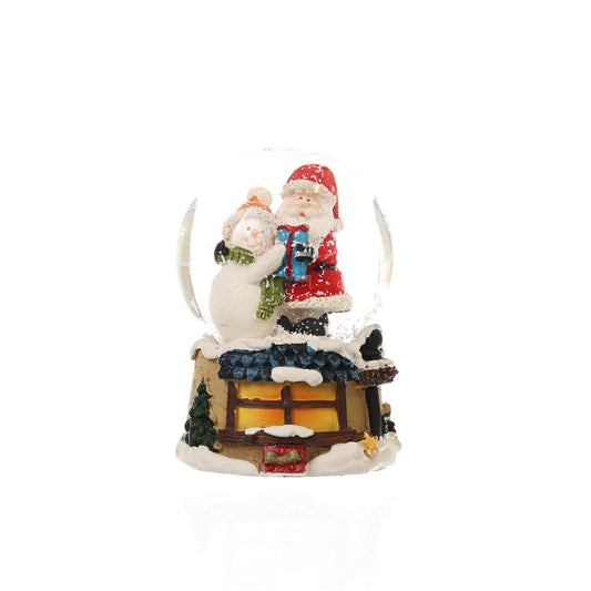 MARKS Snow Globe Ssanta Claus Snowman  (122g)