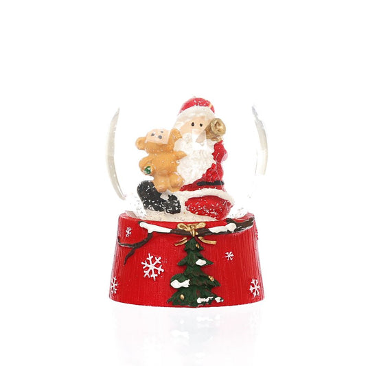 MARKS Snow Globe Ssanta Claus Bear  (117g)