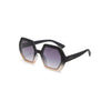 OKKIA Bigframe Hexagon Sunglasses Emma Black Pink