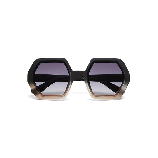OKKIA Bigframe Hexagon Sunglasses Emma Black Pink