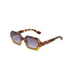 OKKIA Small Hexagon Sunglasses Andrea Havana Yellow