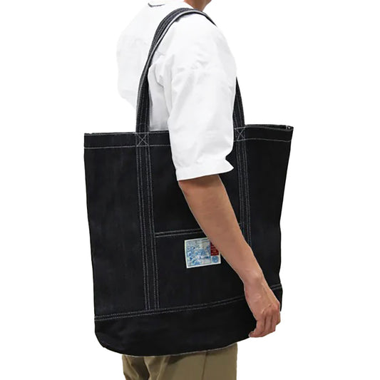 BETTY SMITH Classic Big Tote Navy