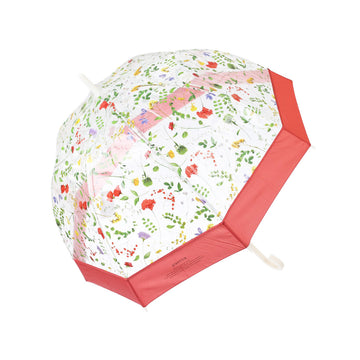 W.P.C. 塑膠花長傘65CM-紅色  (380g)