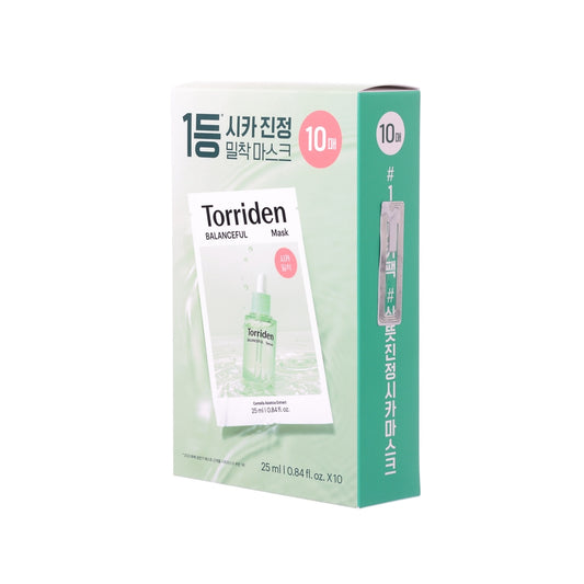 TORRIDEN 積雪草保濕鎮靜面膜 25ml x 10片