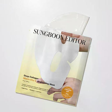 SUNGBOON EDITOR SUNGBOON EDITOR DEEP COLLAGEN NIACIN VITA BRIGHTENING MASK 37G X 4