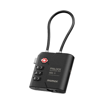 MOMAX Pinlock TSA Padlock (Black)