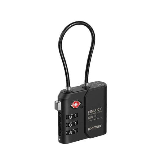MOMAX Pinlock TSA Padlock (Black)
