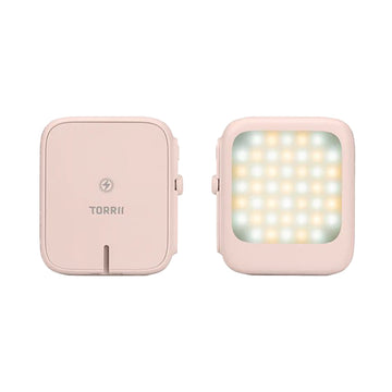 TORRII Luna Led Magnetic 5000mAh (18.5 WH) Wireless Powerbank Pink