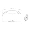 J.MORAN Fast Fold Umbrella (58cm X 6k) Black