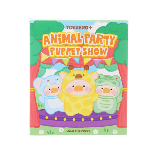 TOYZEROPLUS LuLu the Piggy Animal Party - Puppet Show PVC Face Plush Keychain (Blindbox)